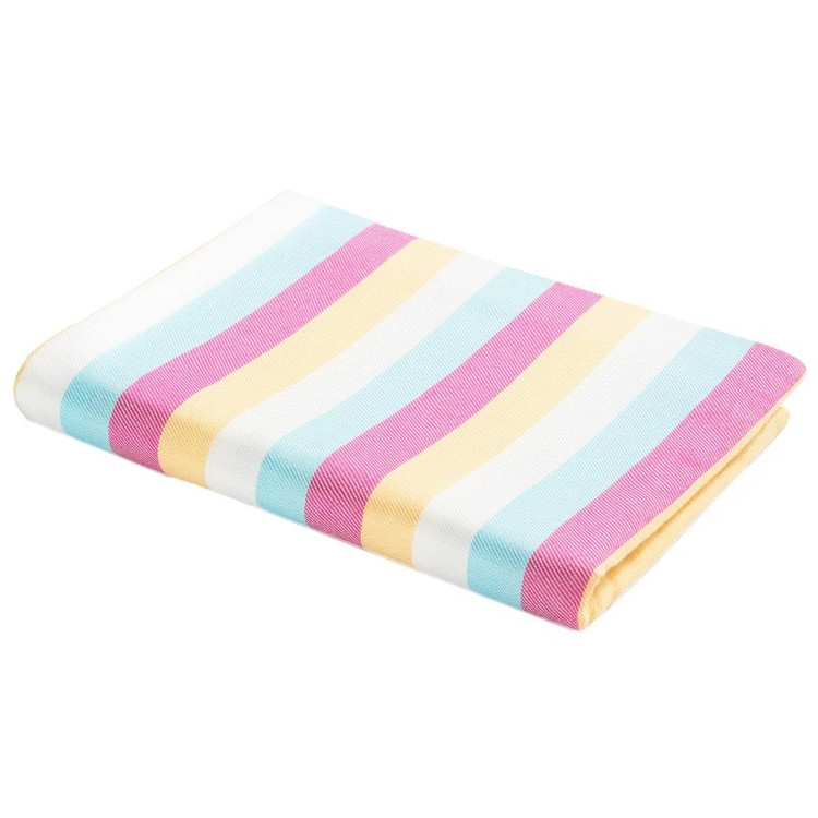 حوله یزدی استخری ابراهیمی یزد 6 عدد سایز 160 در 110 مدل رنگین کمان حوله استخری حوله مسافرتی خانه سلام