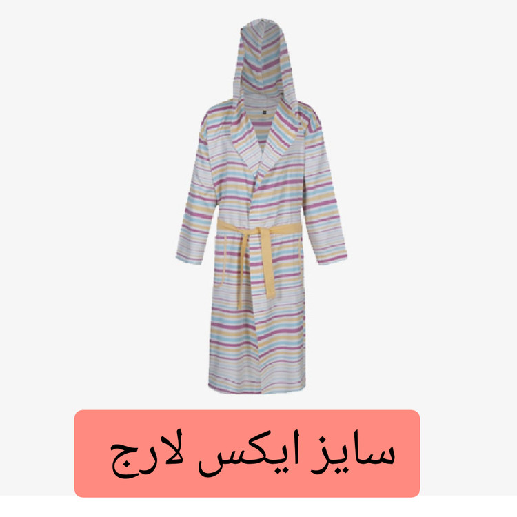 حوله تنپوش ابراهیمی یزدی سایز ایکس لارج حوله پالتویی لباسی ابراهیمی خانه سلام