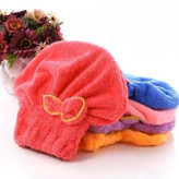 حوله کلاهی بسته ۱۲ عددی سر خشک کن فانتزی کلاه حمام جادویی میکروفایبر عمده خانه سلام