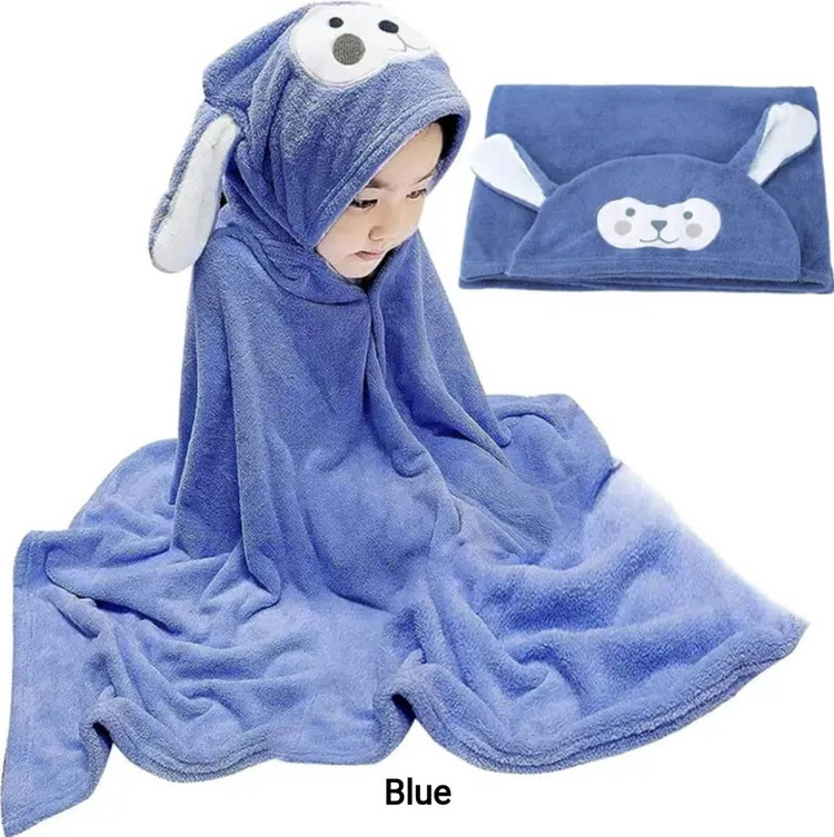 حوله نوزادی شنل نوزادی پتو نوزادی خرگوشی کلاه دار خانه سلام