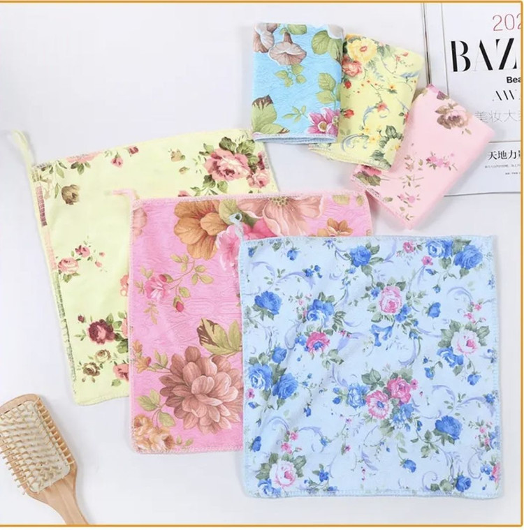 دستمال آشپزخانه آنجل نانو 12 عددی میکروفایبر جادویی 40 سانتی دستمال کلین تنظیف نظافت کارواش ماشین خانه سلام