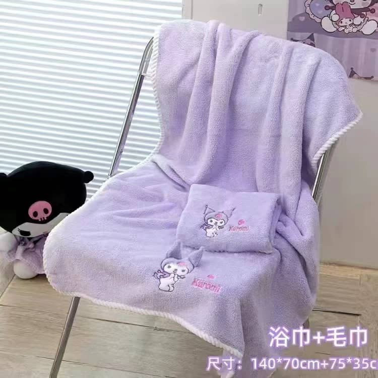 حوله کودک عروسکی پک هدیه دست و صورت و حمامی خانه سلام